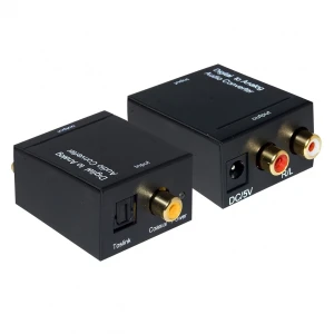 Digitālā uz analogā audio signāla pārveidotājs TV, DVD un audio iekārtām