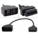 Toyota 22 pin uz OBDII 16 pin adapteris auto diagnostikai