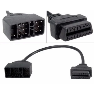 satkit Toyota 22 pin uz OBDII 16 pin adapteris auto diagnostikai
