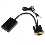 VGA uz HDMI pārveidotājs ar audio video un skaņai