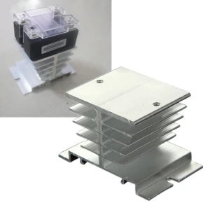 Alumīnija siltuma radiators SSR cietvielu relejam 10~40A