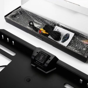 E315 4LED numura zīmes rāmis ar atpakaļskata kameru auto