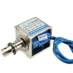 24V elektromagnēts push-pull JF-0826B ar atsperes atgriešanu