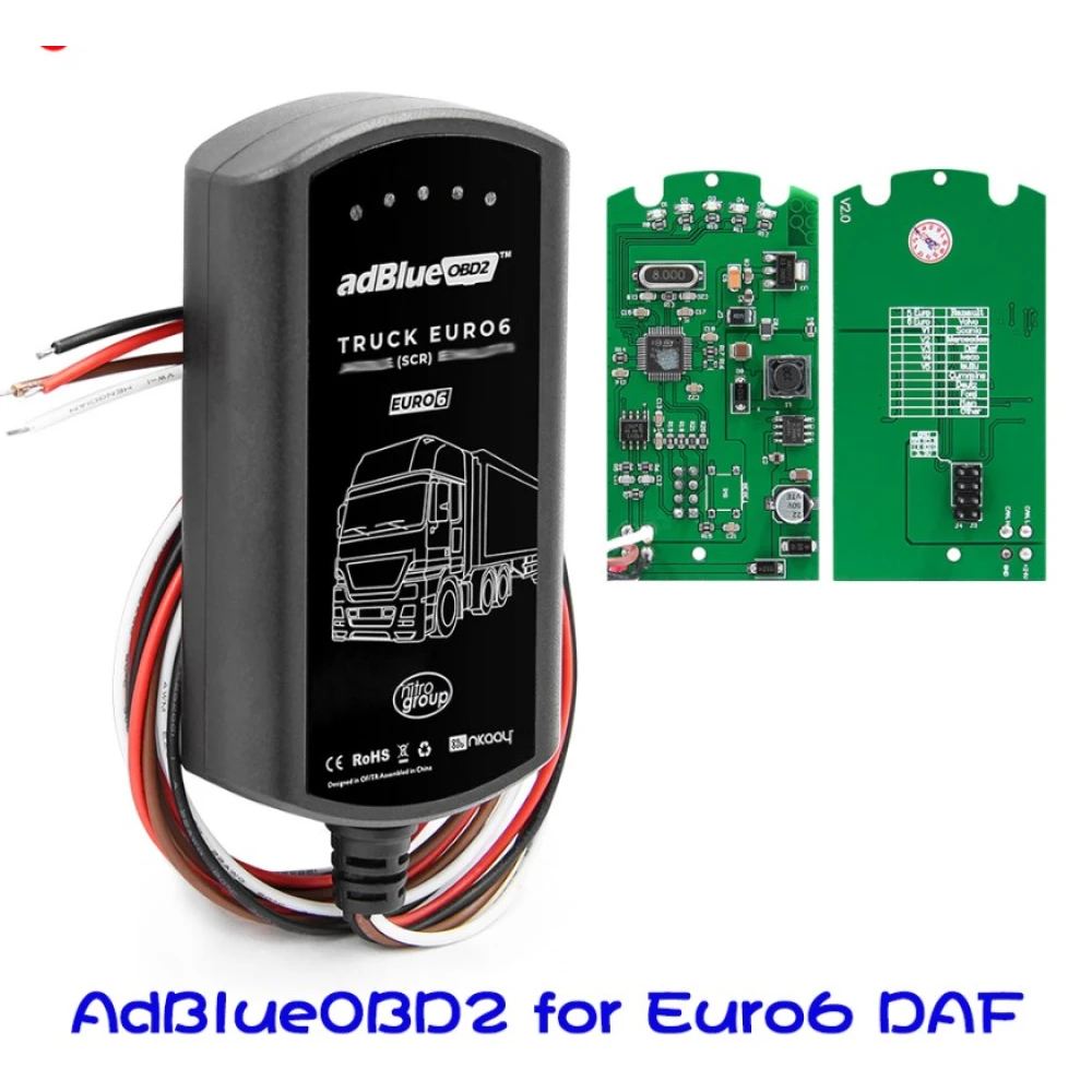 DAF Euro6 AdBlue emulators, saderīgs ar DAF XF, CF un LF Euro6