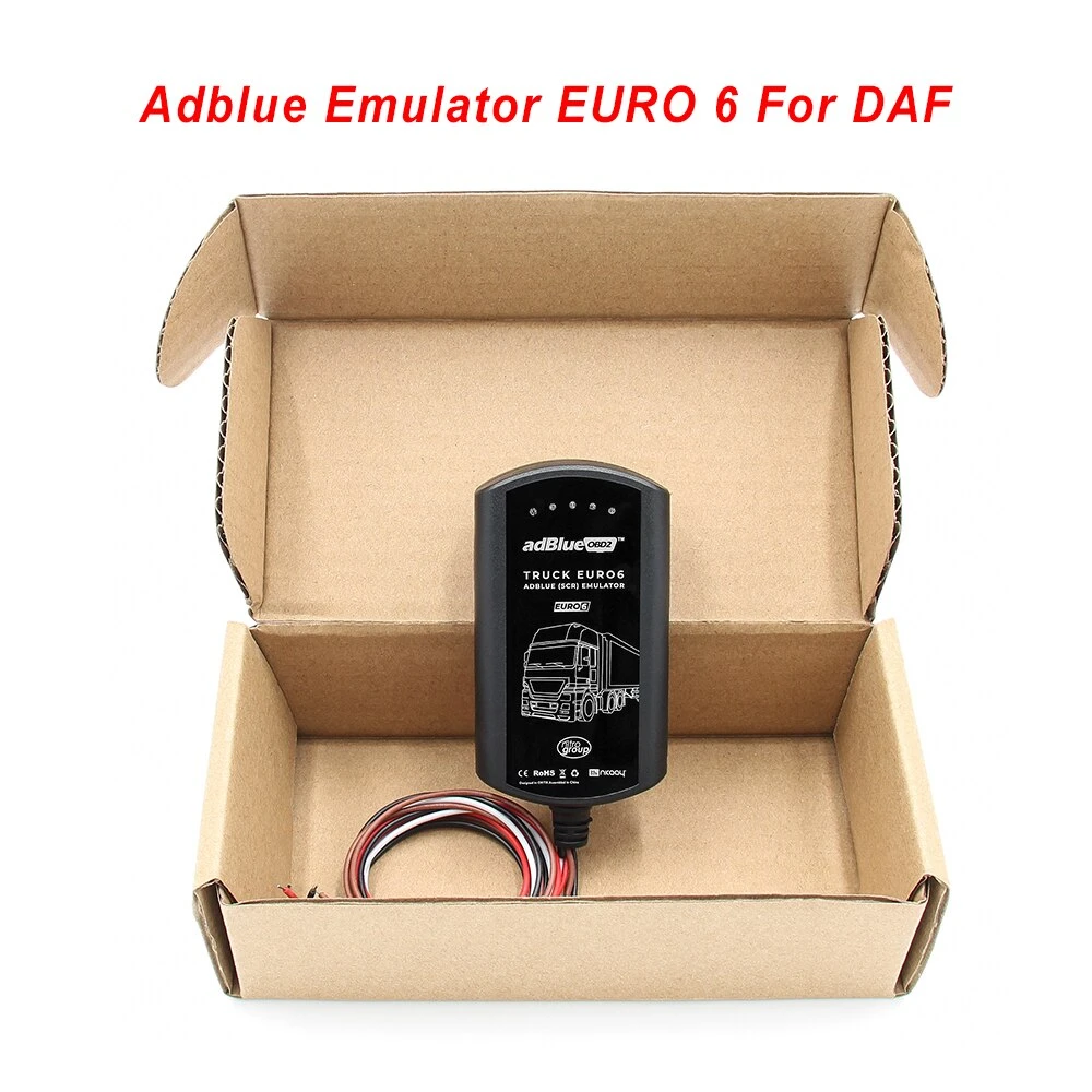 Vista del emulador Adblue para camiones Mercedes Atego Euro6