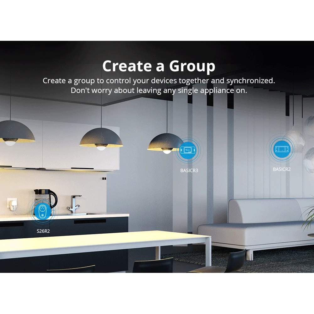 Sonoff S26 R2 viedā rozete - WiFi tālvadība mājai EU