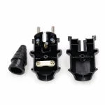 Demontējama SCHUKO Kontaktdakša 16A 250V F Tips Vācu Eiropas Industriālā Remontam