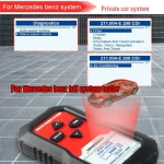 Mercedes Benz diagnostikas skeneris Konnwei KW360 12V pilns komplekts