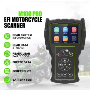 JDiag M100 Pro motociklu diagnostikas skeneris OBD remontam