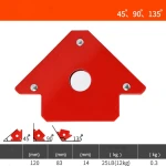 Magnētiskais metināšanas leņķis 120 mm ar jaudīgu magnētu