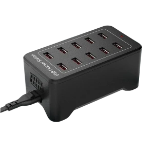 satkit USB uzlādes stacija 10 porti ar IQ Charge - 50W 12A, 2.4A uz portu