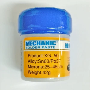 Mechanic XG-50 lodēšanas pasta Sn63/Pb37 (10CC - 42GR) elektronikas remontam