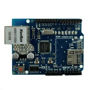 Ethernet Shield W5100 Arduino saderīgs projektiem ar Arduino UNO un MEGA
