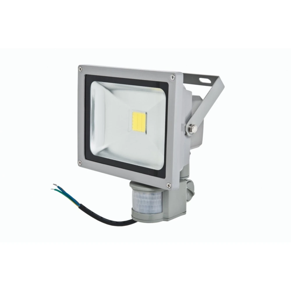 LED prožektors 20W ar kustības sensoru un 6000K balto gaismu