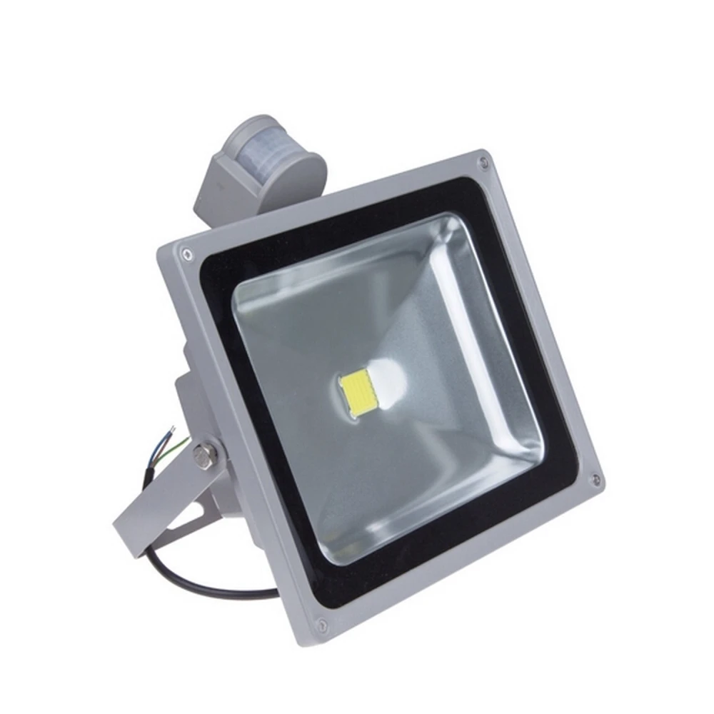 LED prožektors 50W ar kustības sensoru un 6000K baltu gaismu