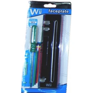 Melns Wii priekšējais panelis - Nintendo Wii rezerves daļa