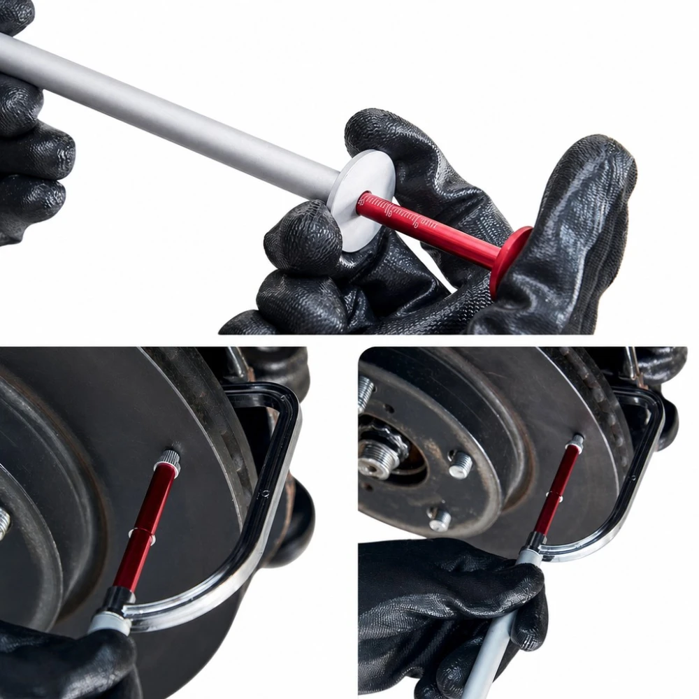 Bremžu diska biezuma mērītājs bez demontāžas (Brake Disc Thickness Gauge)