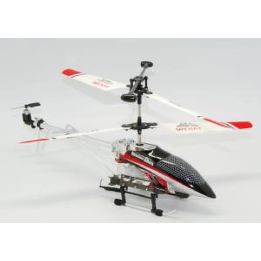 RC helikopters Modelis 6809 sarkans - viegla un droša lidošana