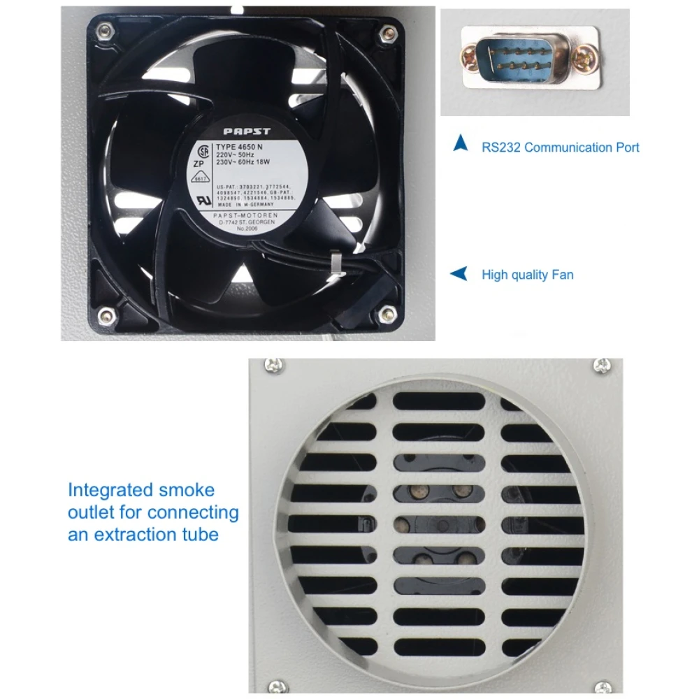 INSA M962D infrasarkano staru reflow krāsns ar automātisku vadību