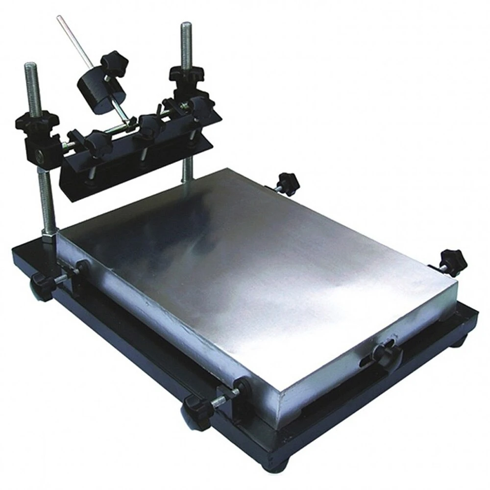 SMT lodēšanas pastas manuālais printeris ar 440x320mm šabloniem