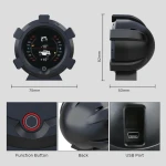 Autool X95 daudzfunkcionāls slīpuma mērītājs ar GPS