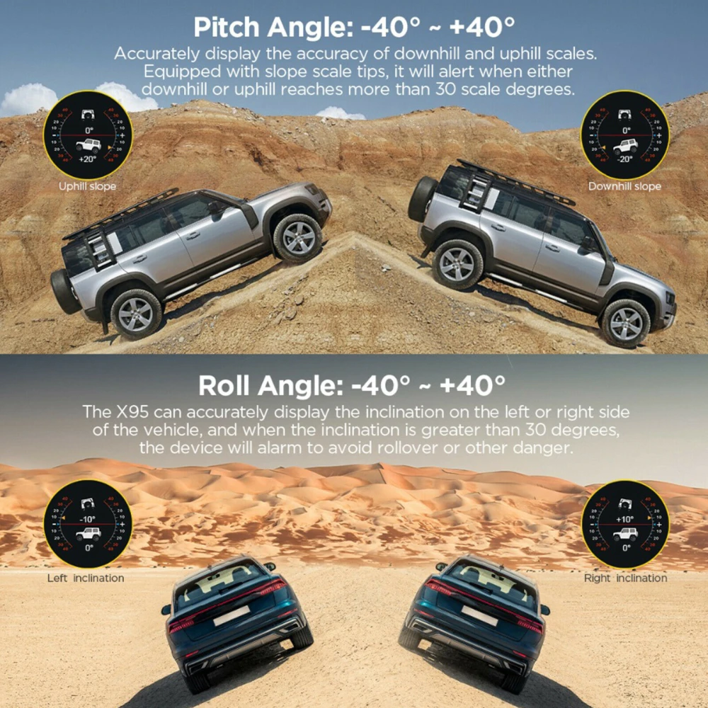Autool X95 con cables de carga y alimentación mini USB incluidos