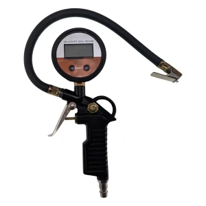 Augstas precizitātes digitāls riepu gaisa pumpis ar LED displeju