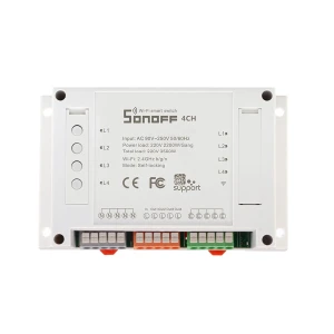 Sonoff WiFi slēdzis 4 kanāliem viedajai mājai