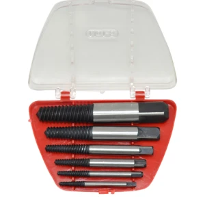 6 gab. profesionāls nolūzušu skrūvju izvilcēju komplekts TSX TOOL