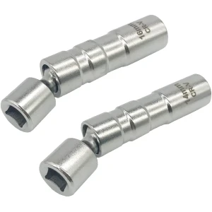 2 magnētisku, elastīgu sveces uzgriežņu atslēgu komplekts 14 mm un 16 mm TSX TOOL