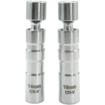2 magnētisku, elastīgu sveces uzgriežņu atslēgu komplekts 14 mm un 16 mm TSX TOOL