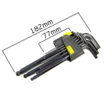 Garās lodveida seškanšu atslēgas 9 gab. 1,5-10mm auto un moto