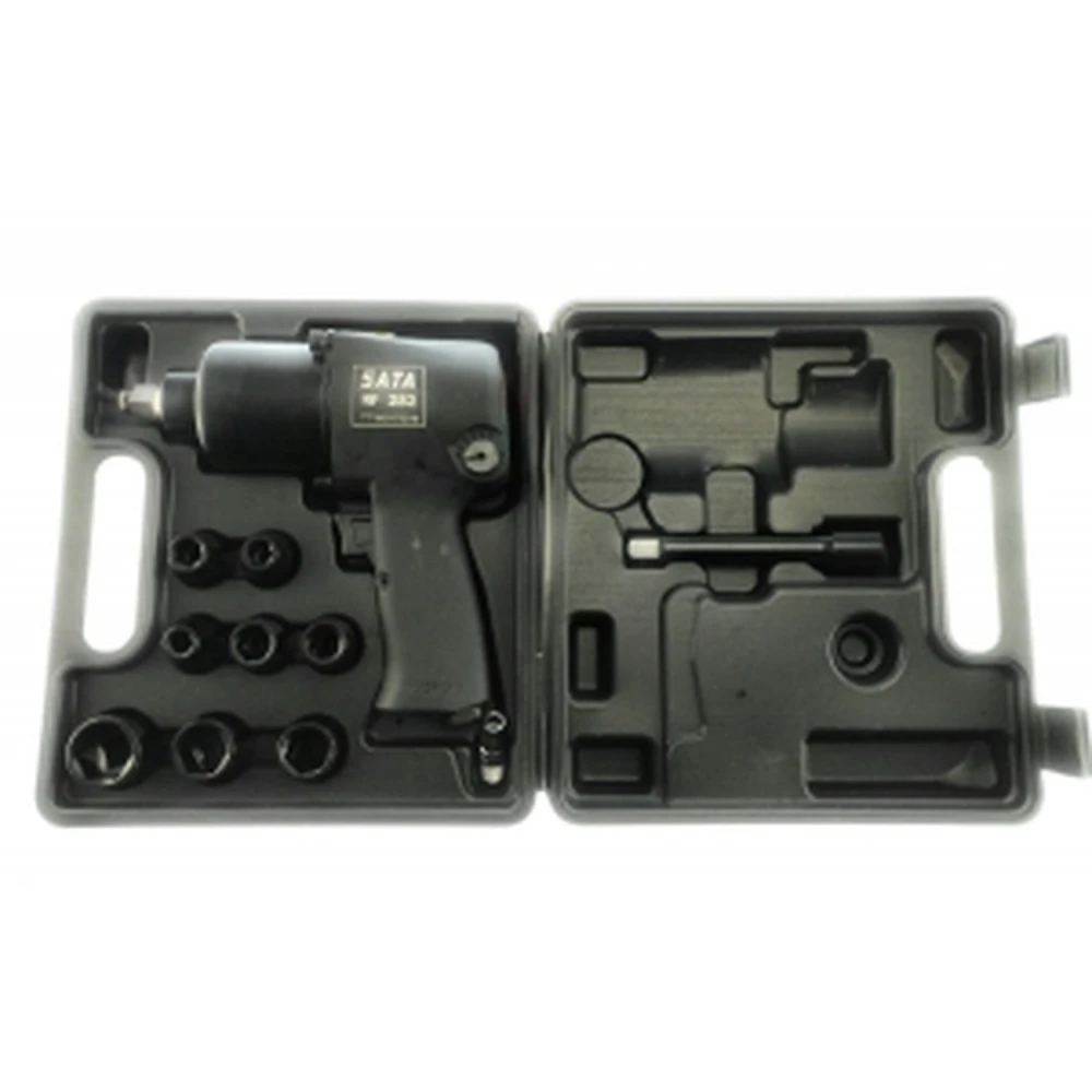 SATA 1/2'' trieciena uzgriežņu atslēgu komplekts ar maksimālo 660Nm un 8 uzgaļiem