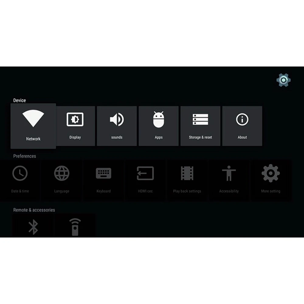 Kii Pro dubultais DVB-S2 DVB-T2 Android TV Box 2GB/16GB 4K