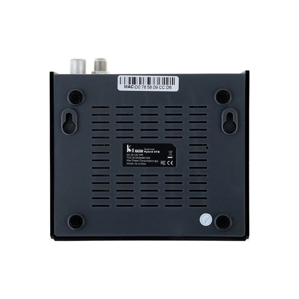 Kii Pro dubultais DVB-S2 DVB-T2 Android TV Box 2GB/16GB 4K