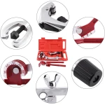 45° cauruļu uzliesmošanas un locīšanas komplekts vara, nerūsējošam tēraudam un alumīnijam