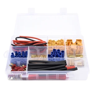 satkit XT60 XT90 EC3 EC5 RC savienotāju komplekts ar adapteriem