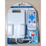 Auto komplekts iPod un iPhone 3G - 7 in 1 ar FM raidītāju un lādētāju