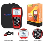 Konnwei KW808 OBD2 skeneris profesionālai auto diagnostikai