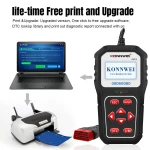 KONNWEI KW818 OBD2 skeneris: OBDII kodu lasītājs auto no 1996