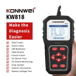 KONNWEI KW818 OBD2 skeneris: OBDII kodu lasītājs auto no 1996