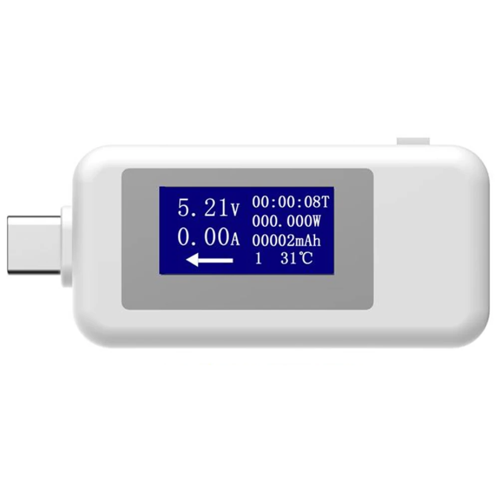KWS1802C USB testeris strāvas mērītājs Type C ar digitālo displeju