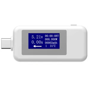 KWS1802C USB testeris strāvas mērītājs Type C ar digitālo displeju