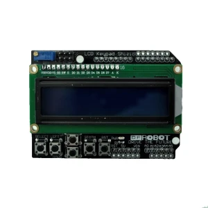 LCD Keypad Shield LCD1602 saderīgs ar Arduino ar ekrānu un integrētām pogām