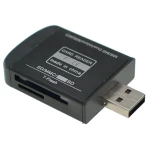 USB 2.0 universāls atmiņas karšu lasītājs Micro SD, MMC, SDHC, TF un M2