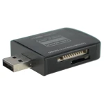 USB 2.0 universāls atmiņas karšu lasītājs Micro SD, MMC, SDHC, TF un M2