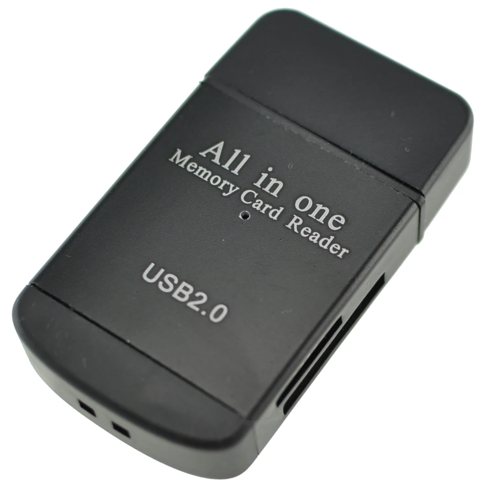 USB 2.0 universāls atmiņas karšu lasītājs Micro SD, MMC, SDHC, TF un M2