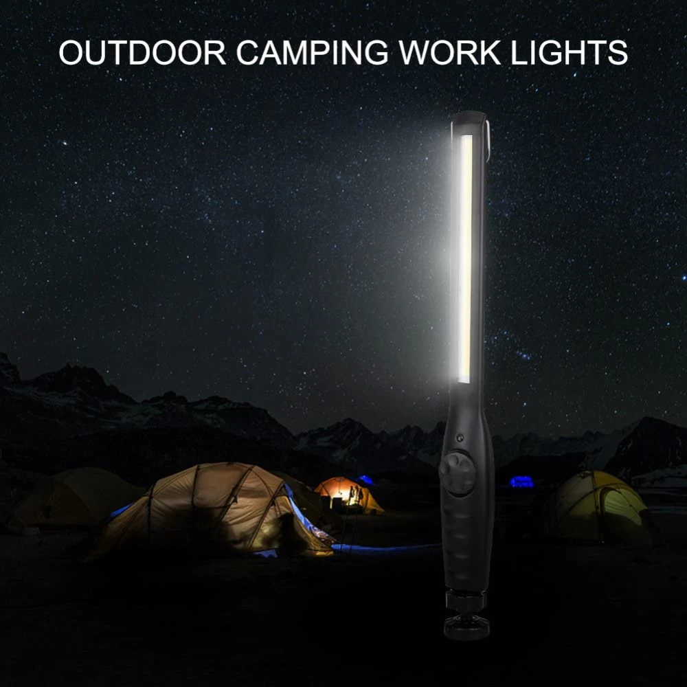 Uzlādējams LED darbnīcas lukturis ar 4 režīmiem un magnētisku pamatni