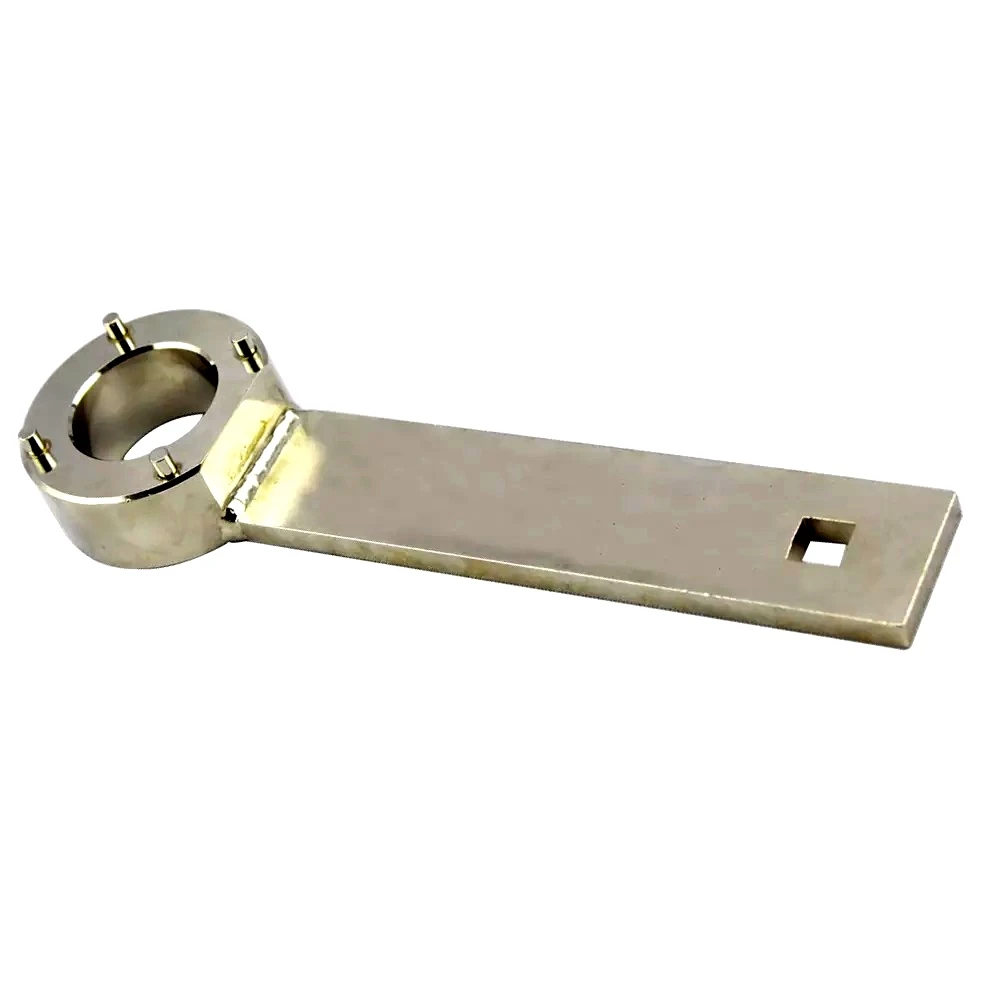 Llave para sujeción de polea de cigüeñal en motores TSI y TFSI