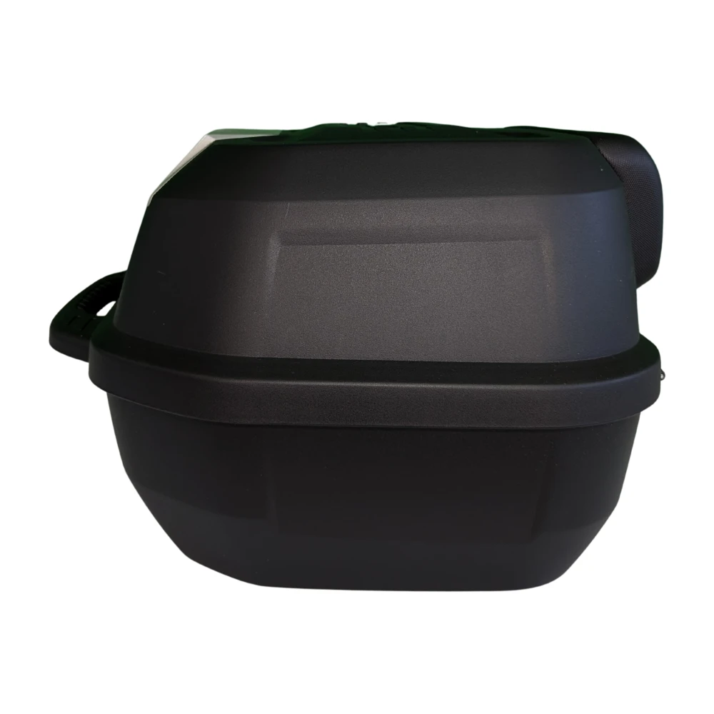 Motocikla ķiverei paredzēts koferis 47L - universāls ar slēdzeni un atzveltni